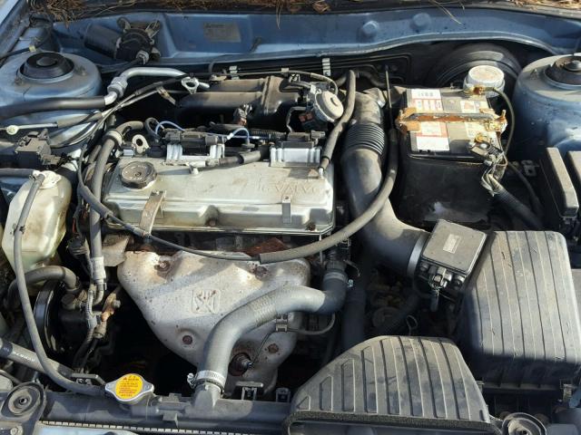 4A3AA46G03E111777 - 2003 MITSUBISHI GALANT ES BLUE photo 7