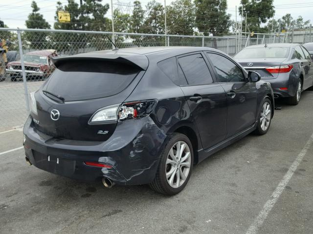 JM1BL1H62A1318485 - 2010 MAZDA 3 S BLACK photo 4