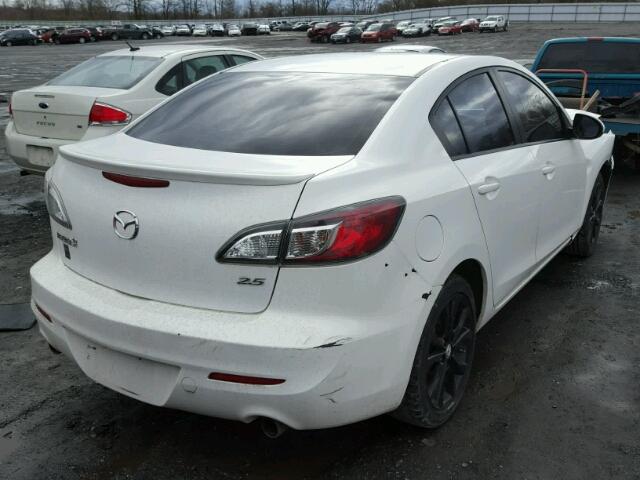 JM1BL1W69B1454214 - 2011 MAZDA 3 S WHITE photo 4