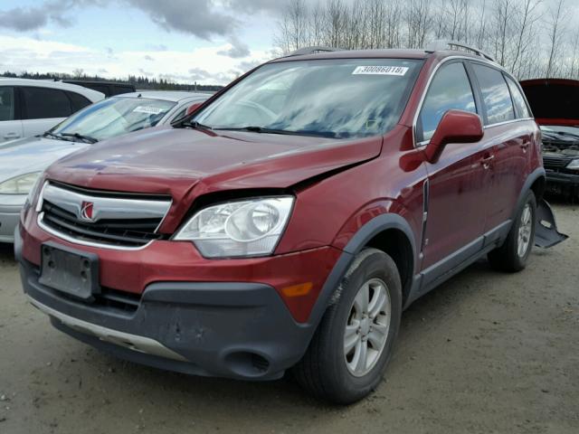 3GSDL43N28S530700 - 2008 SATURN VUE XE RED photo 2