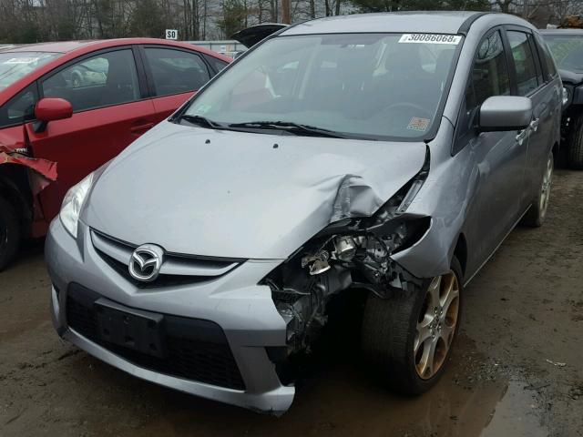 JM1CR2W3XA0365352 - 2010 MAZDA 5 GRAY photo 2