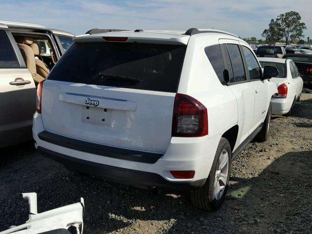 1C4NJCBA2GD813773 - 2016 JEEP COMPASS SP WHITE photo 4