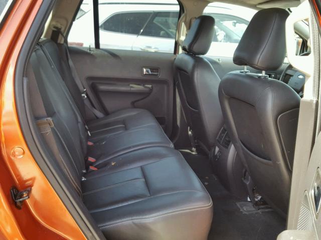 2FMDK39C97BB57170 - 2007 FORD EDGE SEL P ORANGE photo 6