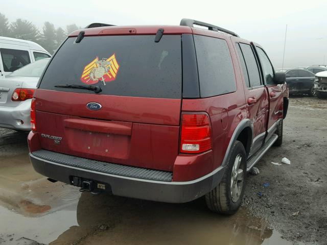 1FMZU73K54ZA68115 - 2004 FORD EXPLORER X RED photo 4