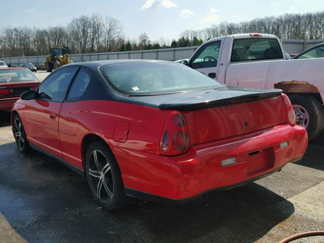 2G1WX12K5Y9194416 - 2000 CHEVROLET MONTE CARL 双色 照片 3