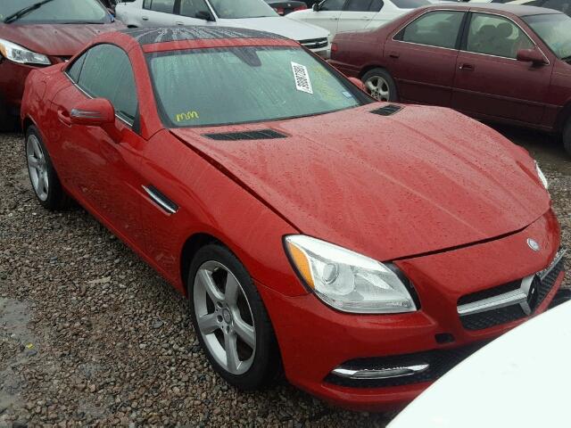 WDDPK4HA0CF045959 - 2012 MERCEDES-BENZ SLK 250 RED photo 1