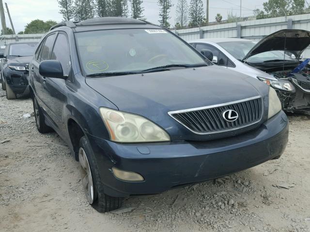 JTJHA31U140067230 - 2004 LEXUS RX 330 GREEN photo 1