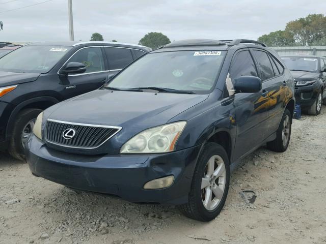 JTJHA31U140067230 - 2004 LEXUS RX 330 GREEN photo 2