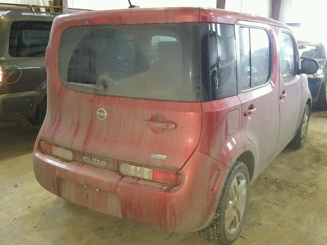 JN8AZ28R09T111852 - 2009 NISSAN CUBE BASE RED photo 4