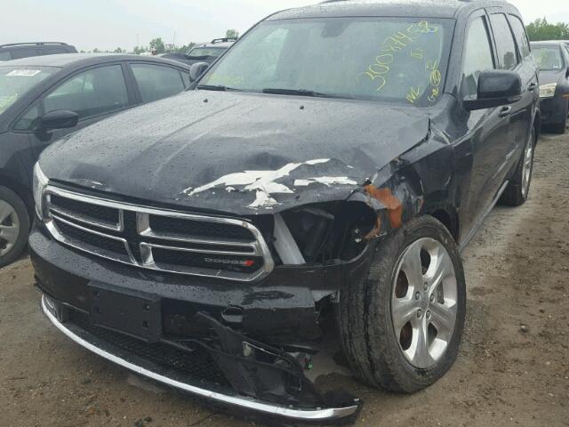 1C4RDHDG5FC185719 - 2015 DODGE DURANGO LI BLACK photo 2