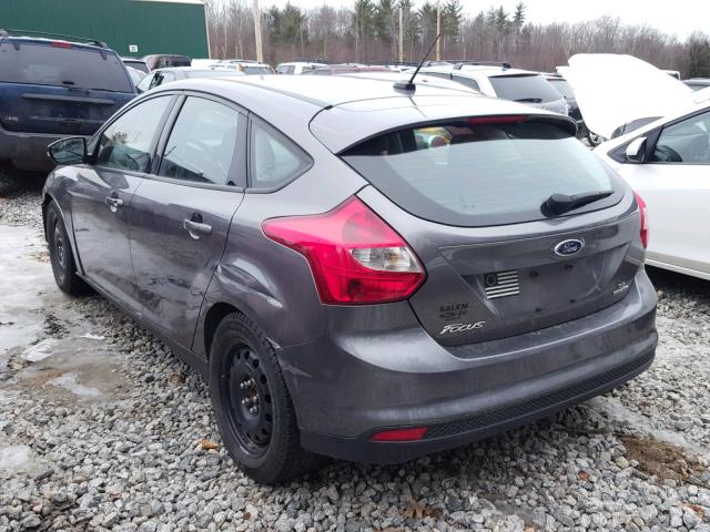 1FADP3K29EL300936 - 2014 FORD FOCUS SE GRAY photo 3