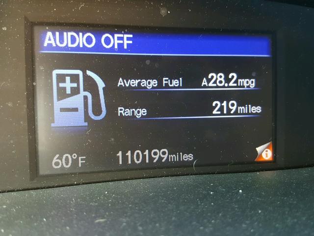 2HGFG3B9XCH517777 - 2012 HONDA CIVIC EXL GRAY photo 8