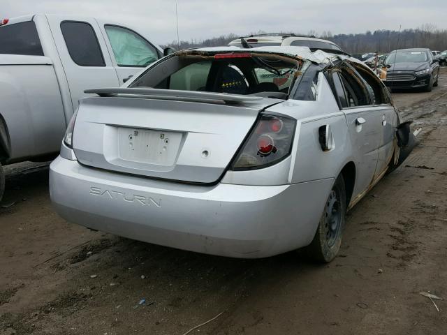 1G8AZ52F45Z108613 - 2005 SATURN ION LEVEL SILVER photo 4