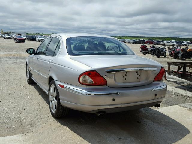 SAJEA51C14WD98738 - 2004 JAGUAR X-TYPE 3.0 SILVER photo 3