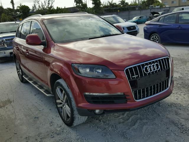 WA1AY74L89D012715 - 2009 AUDI Q7 3.6 QUA BURGUNDY photo 1