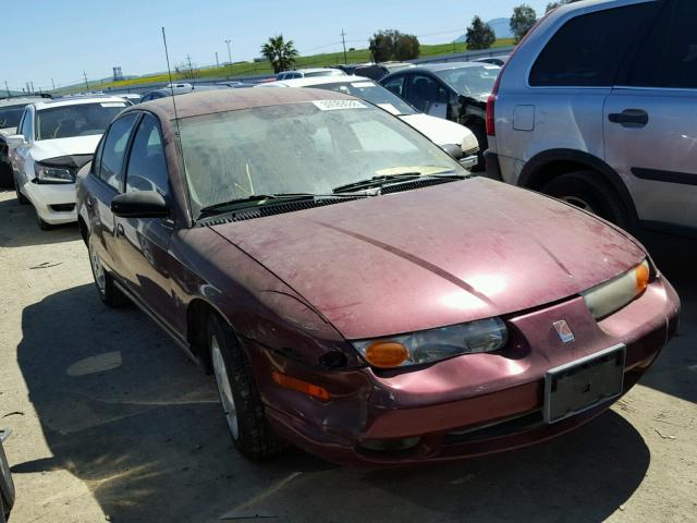 1G8ZK52712Z207580 - 2002 SATURN SL2 BURGUNDY photo 1