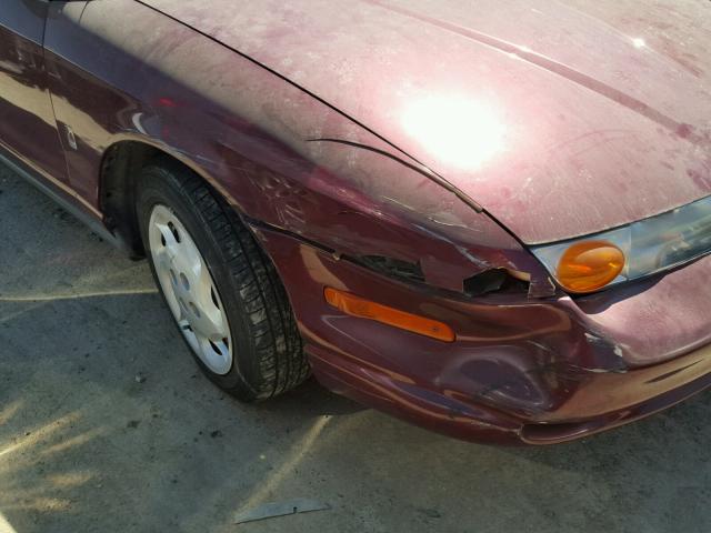 1G8ZK52712Z207580 - 2002 SATURN SL2 BURGUNDY photo 9