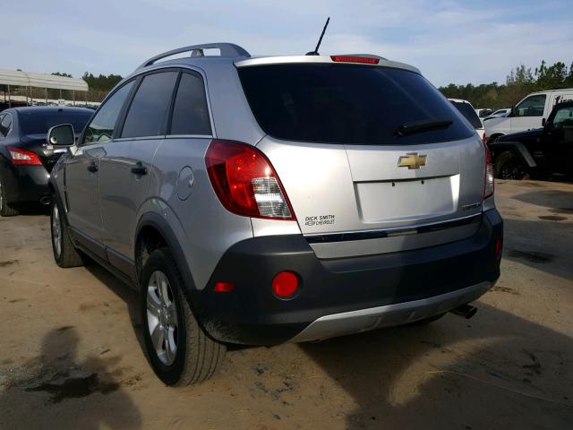 3GNAL2EK7ES616335 - 2014 CHEVROLET CAPTIVA LS SILVER photo 3