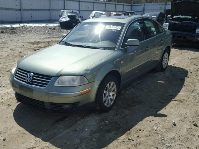 WVWPD63B23E024889 - 2003 VOLKSWAGEN PASSAT GLS GREEN photo 2