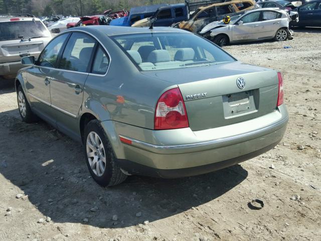 WVWPD63B23E024889 - 2003 VOLKSWAGEN PASSAT GLS GREEN photo 3