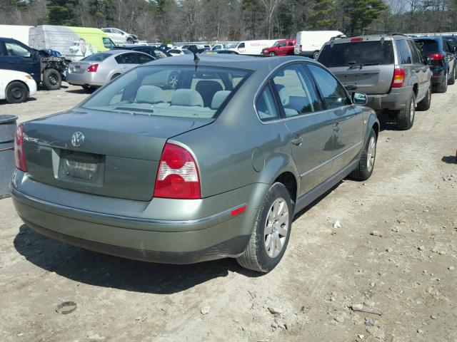 WVWPD63B23E024889 - 2003 VOLKSWAGEN PASSAT GLS GREEN photo 4