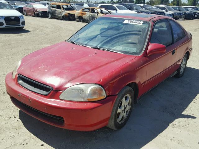 1HGEJ8147WL021083 - 1998 HONDA CIVIC EX წითელი ფოტო 2