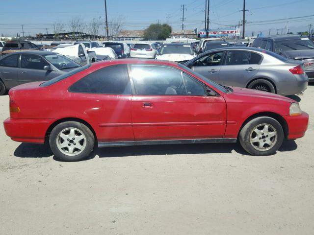 1HGEJ8147WL021083 - 1998 HONDA CIVIC EX წითელი ფოტო 9