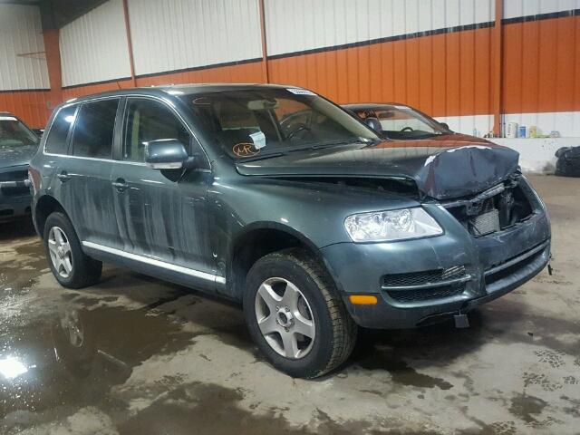 WVGBE67L87D017429 - 2007 VOLKSWAGEN TOUAREG V6 GREEN photo 1