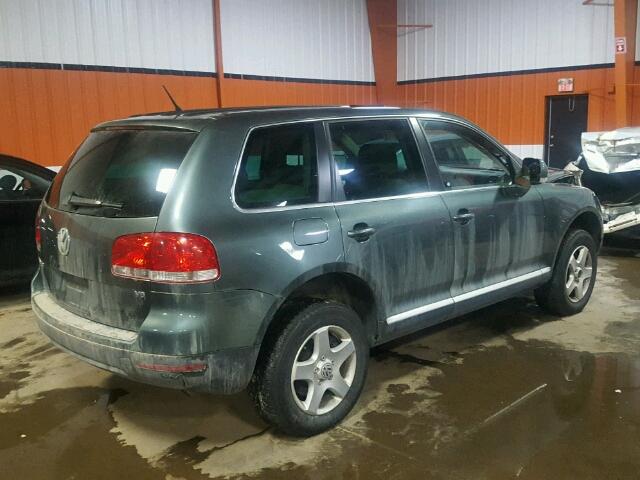 WVGBE67L87D017429 - 2007 VOLKSWAGEN TOUAREG V6 GREEN photo 4