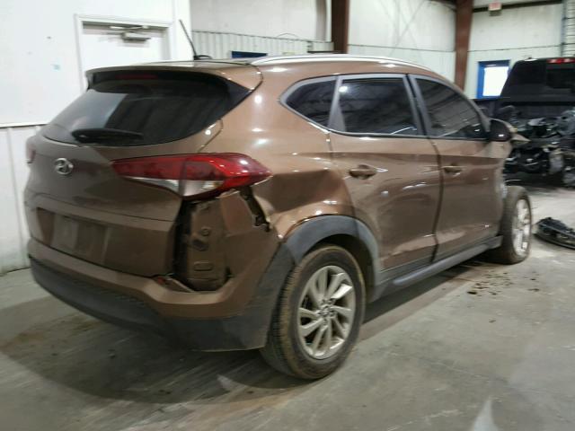 KM8J33A45GU026705 - 2016 HYUNDAI TUCSON LIM BROWN photo 4