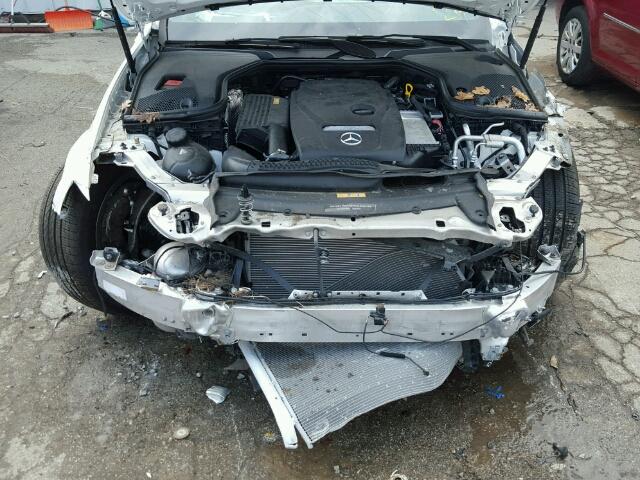 WDDZF4KB5HA067992 - 2017 MERCEDES-BENZ E 300 4MAT WHITE photo 7