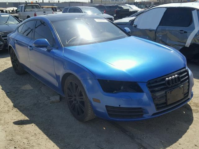 WAUYGAFC3CN087189 - 2012 AUDI A7 PREMIUM BLUE photo 1