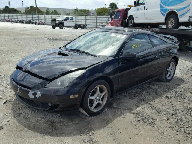 JTDDY32T5Y0027550 - 2000 TOYOTA CELICA GT- BLACK photo 2