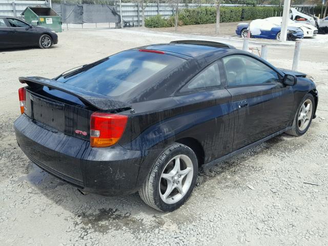 JTDDY32T5Y0027550 - 2000 TOYOTA CELICA GT- BLACK photo 4