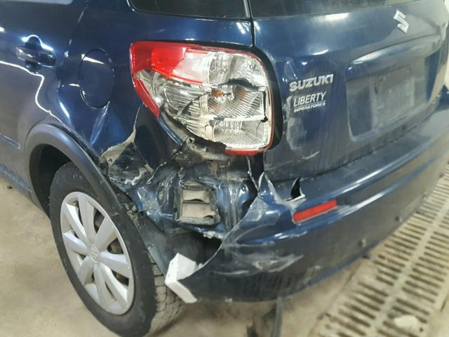 JS2YA5A37A6301004 - 2010 SUZUKI SX4 BASE BLUE photo 9