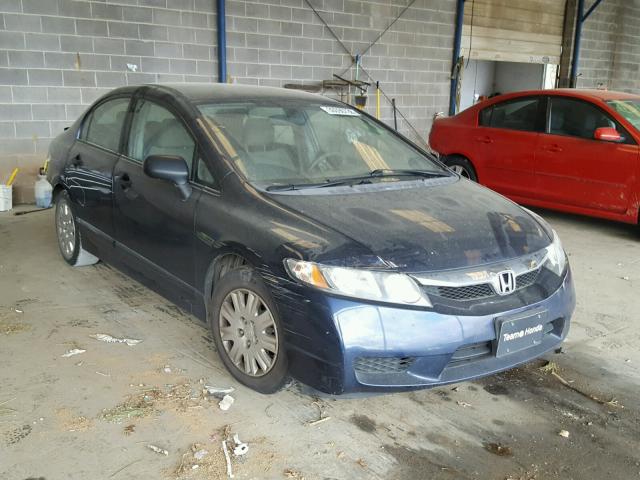 2HGFA1F34AH520621 - 2010 HONDA CIVIC VP BLUE photo 1