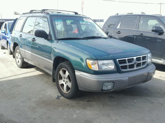 JF1SF6559WH763309 - 1998 SUBARU FORESTER S Yaşıl foto 1