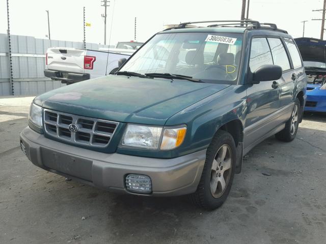 JF1SF6559WH763309 - 1998 SUBARU FORESTER S Yaşıl foto 2
