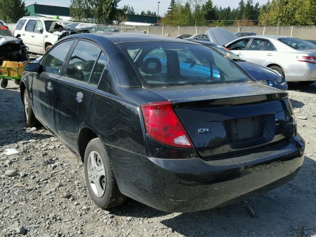 1G8AF52F05Z101070 - 2005 SATURN ION LEVEL BLACK photo 3
