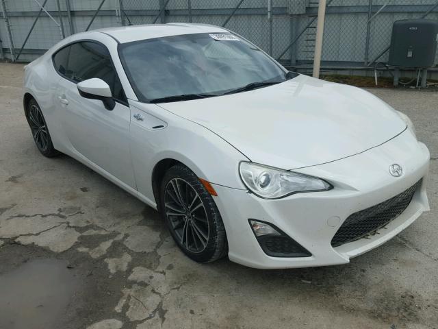 JF1ZNAA1XD2719794 - 2013 SCION FRS WHITE photo 1