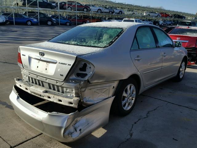 4T1BF30K05U601799 - 2005 TOYOTA CAMRY LE SILVER photo 4