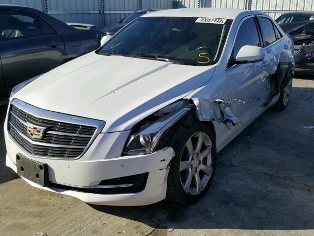 1G6AB5RX1F0102009 - 2015 CADILLAC ATS LUXURY WHITE photo 2