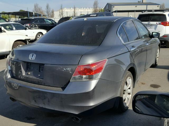 1HGCP36808A009442 - 2008 HONDA ACCORD EXL WHITE photo 4