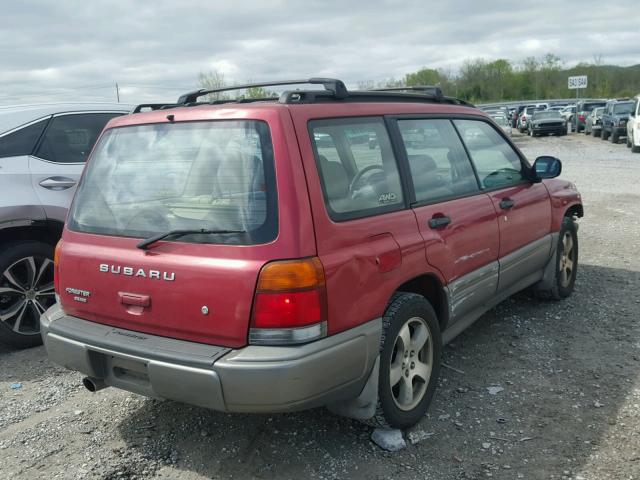 JF1SF655XXH750957 - 1999 SUBARU FORESTER S 红色 照片 4
