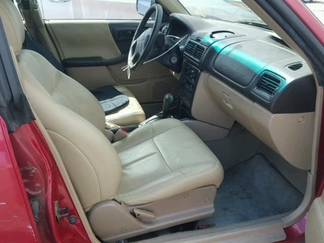 JF1SF655XXH750957 - 1999 SUBARU FORESTER S 红色 照片 5
