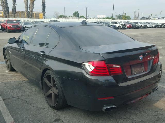 WBAFR9C59BC758994 - 2011 BMW 550 I BLACK photo 3