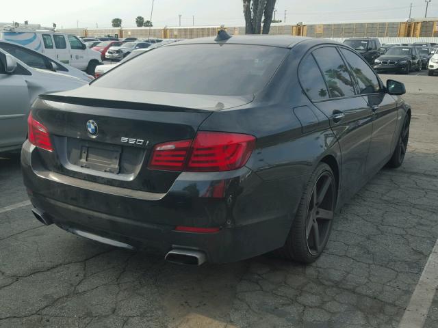 WBAFR9C59BC758994 - 2011 BMW 550 I BLACK photo 4