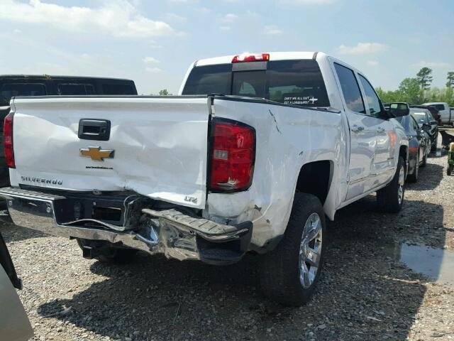 3GCUKSEC8FG505914 - 2015 CHEVROLET SILVERADO WHITE photo 4