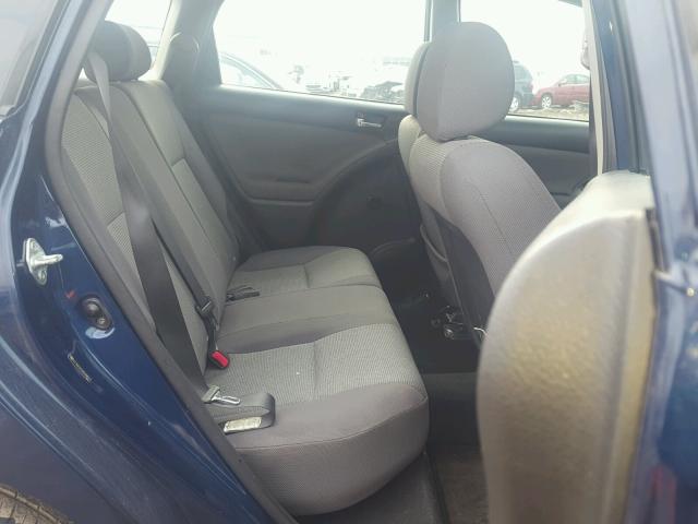 2T1KR32E68C698611 - 2008 TOYOTA COROLLA MA BLUE photo 6