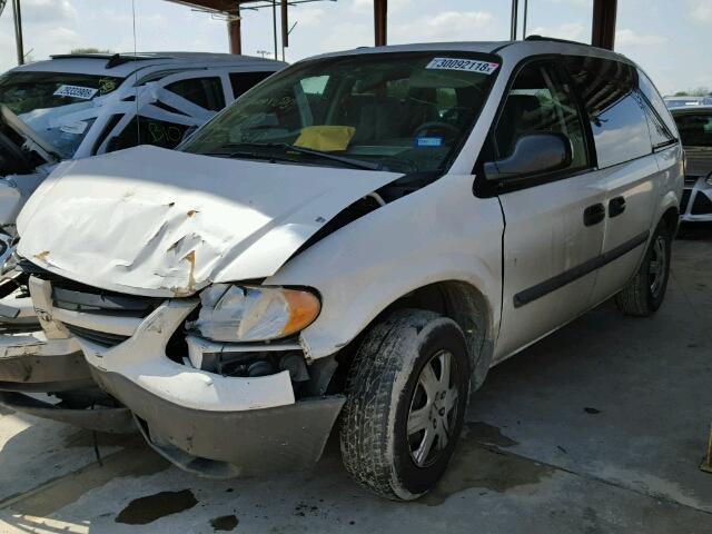 1D4GP25R85B203388 - 2005 DODGE CARAVAN SE WHITE photo 2